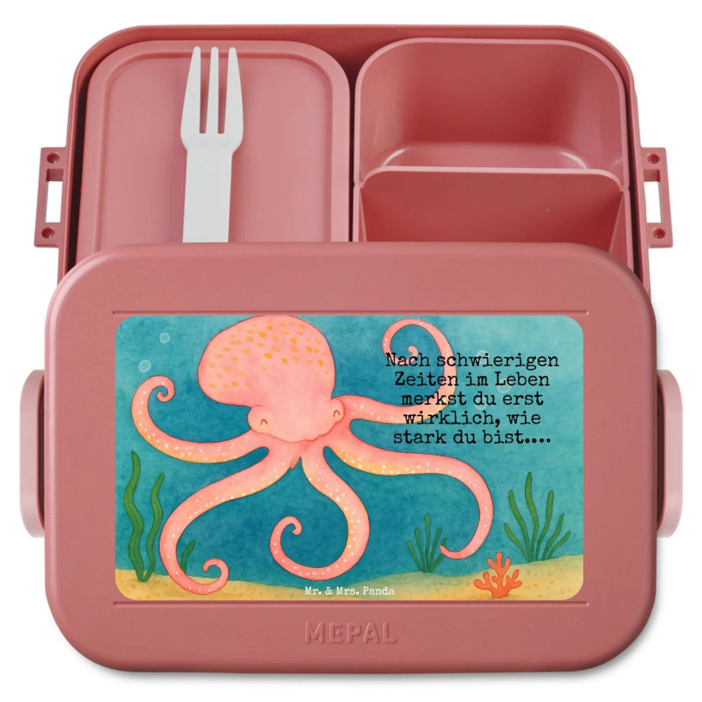 MEPAL Bentobox Tintenfisch Design Lunchbox, Bentobox, Brotdose, Tiermotive, Gute Laune, lustige Sprüche, Tiere, Meer, Wasser, Tintenfisch, Meerestier, Arme, Krake, Ozean