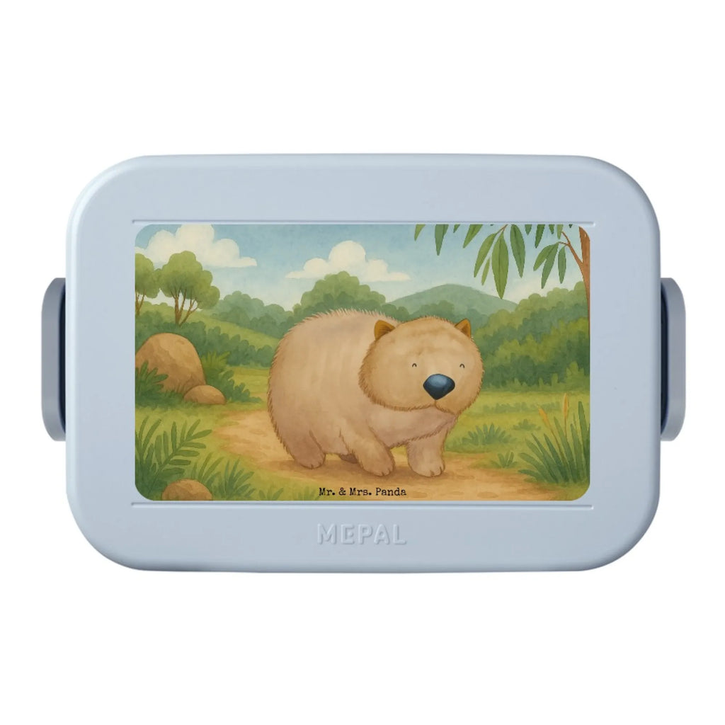 MEPAL Bentobox Wombat Design Brotdose, Lunchbox, Bentobox, Tiermotive, Gute Laune, lustige Sprüche, Tiere, Australien, Das Leben ist schön, Motivation, Spruch, Wombat