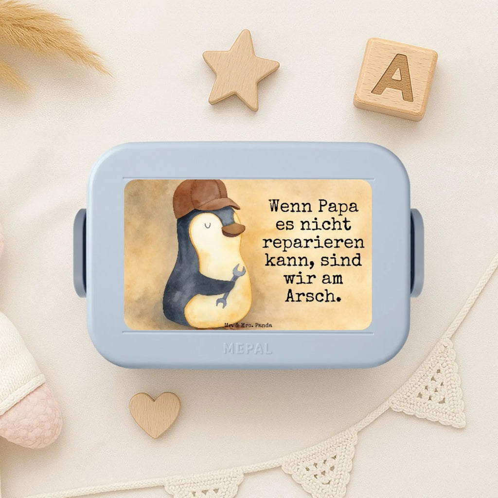 MEPAL Bentobox Wenn Papa es nicht reparieren kann, sind wir am Arsch Design Brotdose, Lunchbox, Bentobox, Familie, Vatertag, Muttertag, Bruder, Schwester, Mama, Papa, Oma, Opa, Vater, Geschenk Papa, Bester Papa der Welt