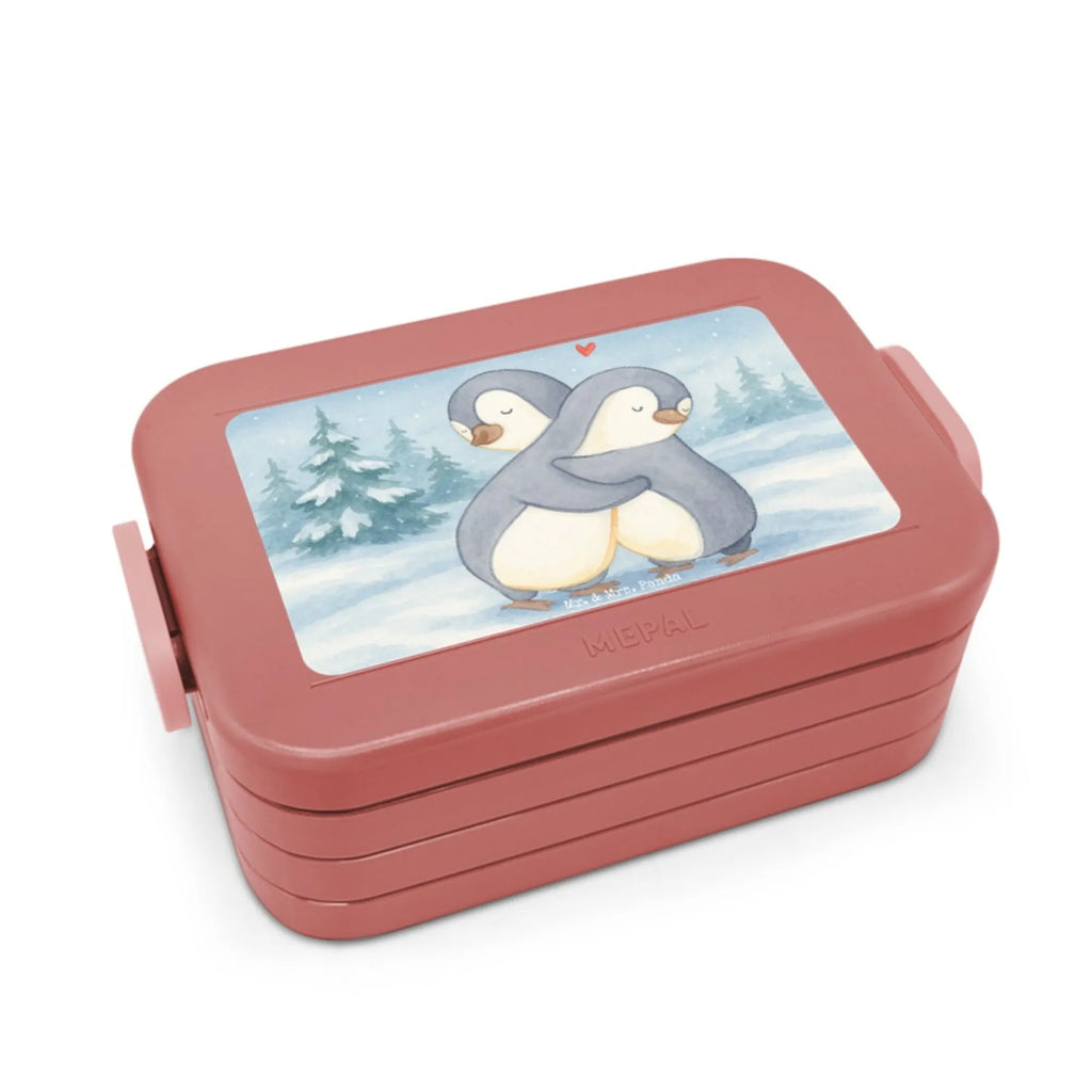 MEPAL Bentobox Pinguine Kuscheln Design Bentobox, Brotdose, Lunchbox, Liebe, Partner, Freund, Freundin, Ehemann, Ehefrau, Heiraten, Verlobung, Heiratsantrag, Liebesgeschenk, Jahrestag, Hocheitstag, Geschenk für Freundin, für Männer, Valentinstag, Liebesbeweis, für Ehemann, Hochzeitstag, Geschenk für Frauen, Mitbringsel, Geschenk für Partner