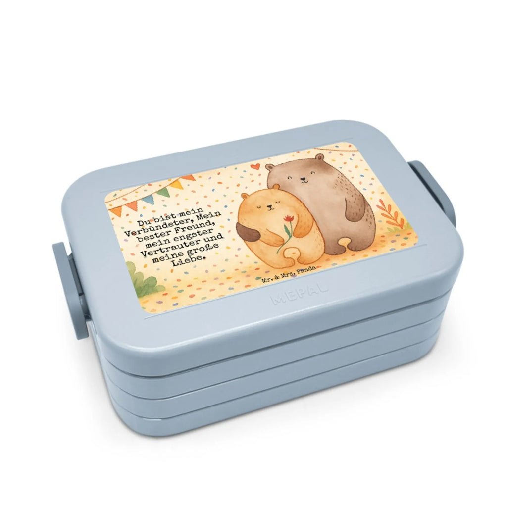 MEPAL Bentobox Bären Liebe Design Bentobox, Lunchbox, Brotdose, Liebe, Partner, Freund, Freundin, Ehemann, Ehefrau, Heiraten, Verlobung, Heiratsantrag, Liebesgeschenk, Jahrestag, Hocheitstag, Hochzeitstag, Geschenk Freund, Verliebt, Liebesbeweis, Bären, Geschenk Hochzeit, Verheiratet, Geschenk Freundin, Bärchen, Verlobt, Bär