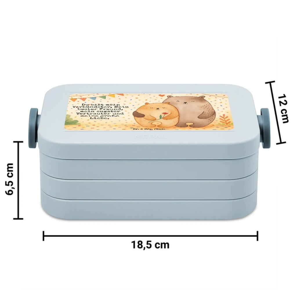 MEPAL Bentobox Bären Liebe Design Bentobox, Lunchbox, Brotdose, Liebe, Partner, Freund, Freundin, Ehemann, Ehefrau, Heiraten, Verlobung, Heiratsantrag, Liebesgeschenk, Jahrestag, Hocheitstag, Hochzeitstag, Geschenk Freund, Verliebt, Liebesbeweis, Bären, Geschenk Hochzeit, Verheiratet, Geschenk Freundin, Bärchen, Verlobt, Bär