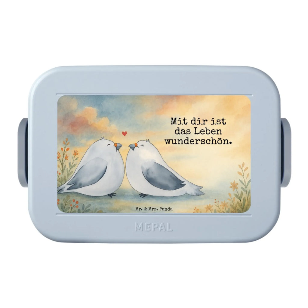 MEPAL Bentobox Turteltauben Liebe Design Brotdose, Bentobox, Lunchbox, Liebe, Partner, Freund, Freundin, Ehemann, Ehefrau, Heiraten, Verlobung, Heiratsantrag, Liebesgeschenk, Jahrestag, Hocheitstag, Verheiratet, Verliebt, Liebesbeweis, Hochzeitstag, Tauben, Turteltauben, Geschenk Freundin, Geschenk Hochzeit, Geschenk Freund, Turteltäubchen, Verlobt