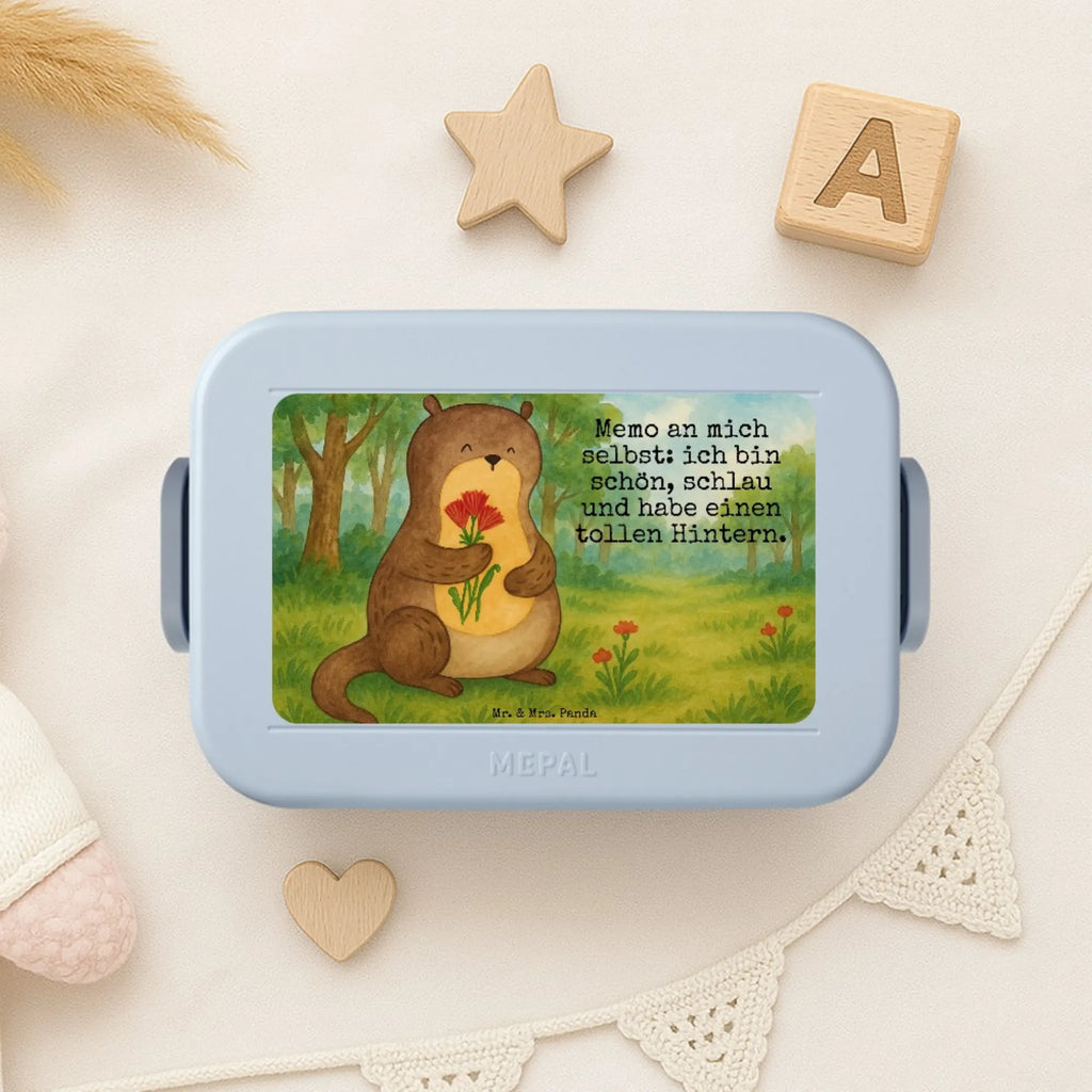 MEPAL Bentobox Otter Blumenstrauß Design Bentobox, Lunchbox, Brotdose, Otter, Fischotter, Seeotter, Otter Seeotter See Otter