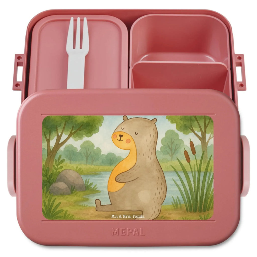 MEPAL Bentobox Otter Bauch Design Lunchbox, Bentobox, Brotdose, Otter, Fischotter, Seeotter, Otter Seeotter See Otter