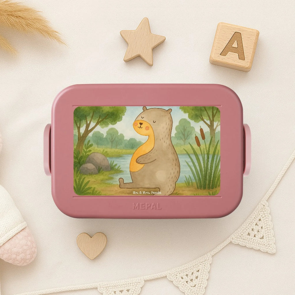MEPAL Bentobox Otter Bauch Design Lunchbox, Bentobox, Brotdose, Otter, Fischotter, Seeotter, Otter Seeotter See Otter