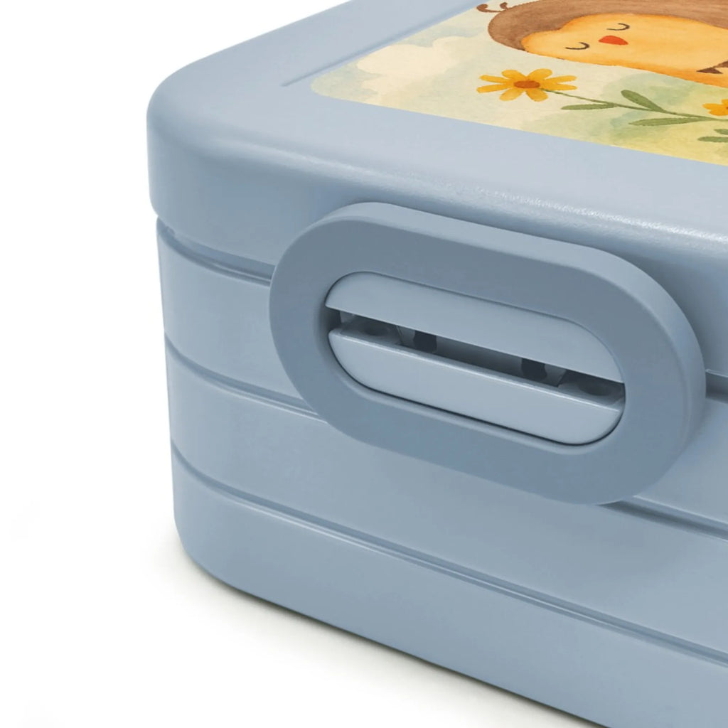 MEPAL Bentobox Eule Zufrieden Design Bentobox, Brotdose, Lunchbox, Eule, Romantisch, Spruch schön, Geschenk Hochzeitstag, Eule deko, Owl, Eule Spruch, Wortspiel lustig, Liebe Spruch