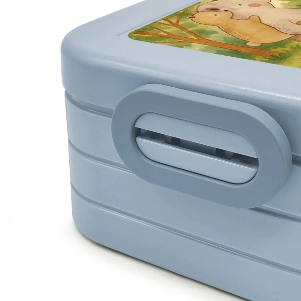 MEPAL Bentobox Papa Bär Design Lunchbox, Brotdose, Bentobox, Familie, Vatertag, Muttertag, Bruder, Schwester, Mama, Papa, Oma, Opa, Onkel, Papi, Geburtstag, Vati, Vater, Geschenk