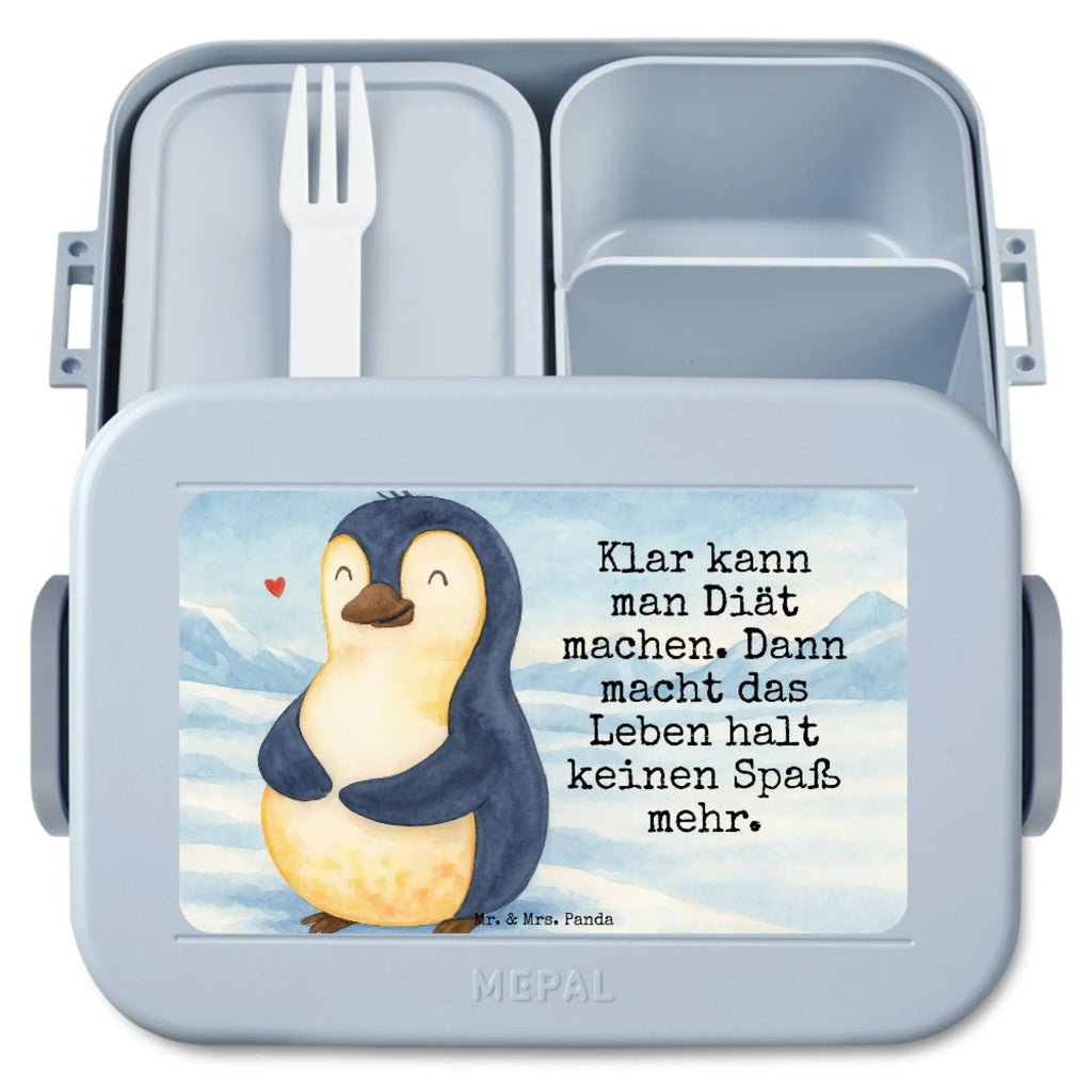 MEPAL Bentobox Pinguin Diät Design Lunchbox, Brotdose, Bentobox, Pinguin, Diät, Abnehmen, Körperliebe, Abspecken, Selbstrespekt, Motivation, Selbstliebe, Gewicht, Pinguine