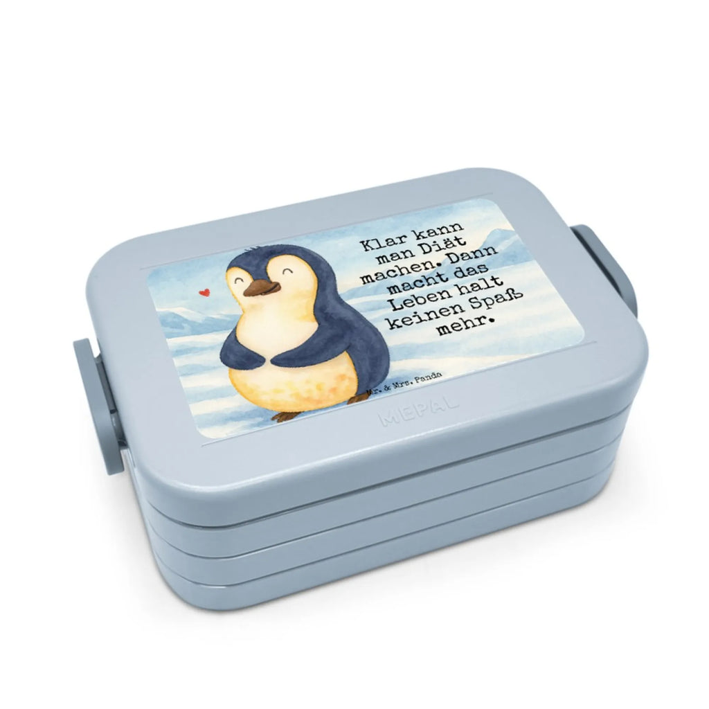 MEPAL Bentobox Pinguin Diät Design Lunchbox, Brotdose, Bentobox, Pinguin, Diät, Abnehmen, Körperliebe, Abspecken, Selbstrespekt, Motivation, Selbstliebe, Gewicht, Pinguine