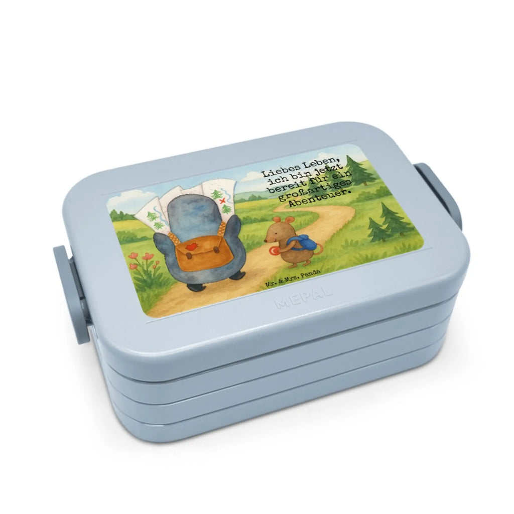 MEPAL Bentobox Pinguin & Maus Wanderer Design Bentobox, Lunchbox, Brotdose, Pinguin, Abenteuer, wandern, Pinguine, Abenteurer, Roadtrip, Wanderlust, Ausflug