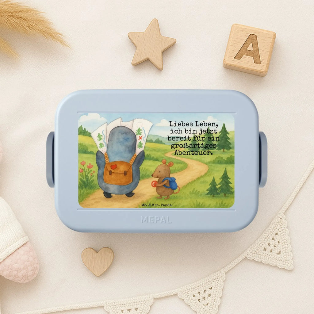 MEPAL Bentobox Pinguin & Maus Wanderer Design Bentobox, Lunchbox, Brotdose, Pinguin, Abenteuer, wandern, Pinguine, Abenteurer, Roadtrip, Wanderlust, Ausflug