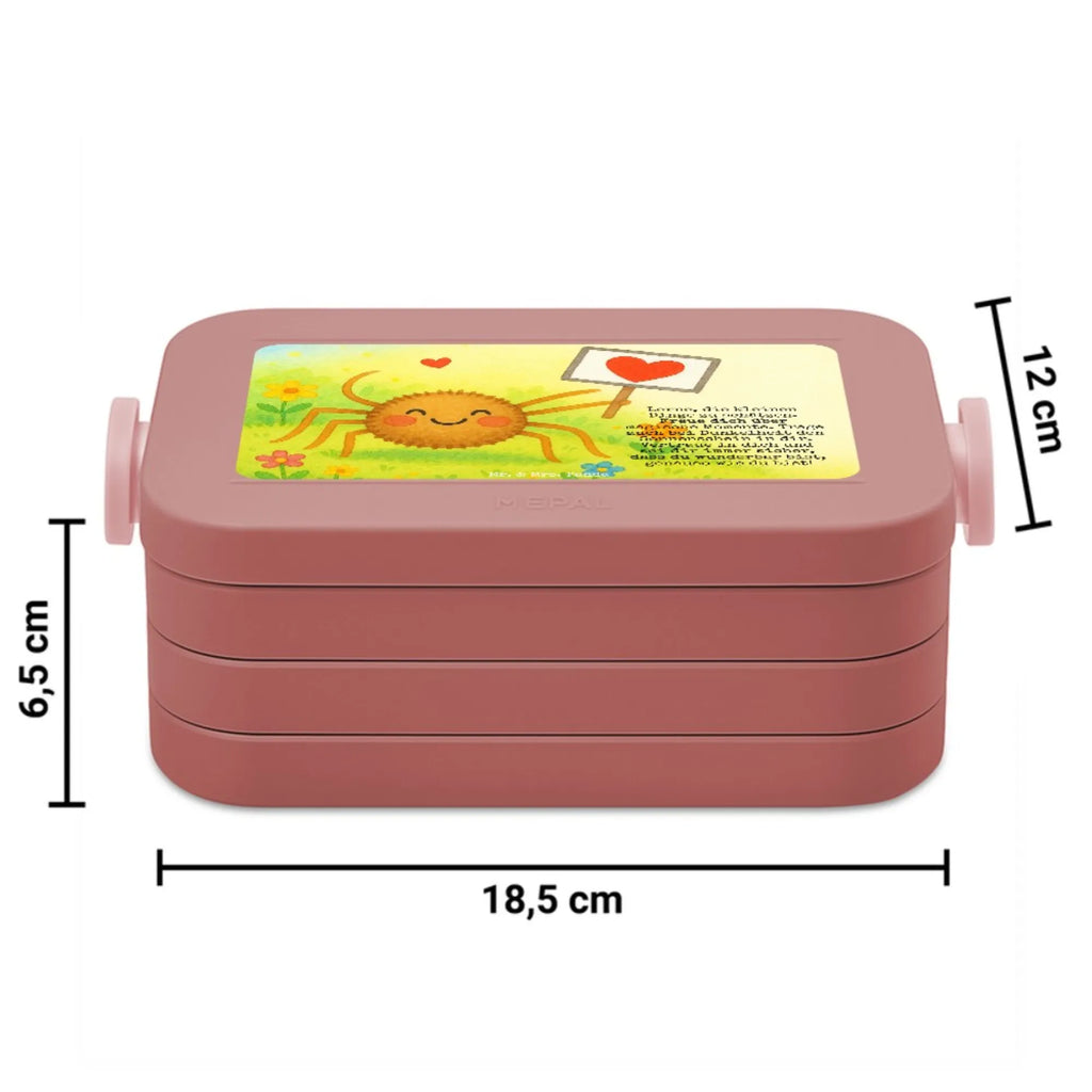 MEPAL Bentobox Spinne Agathe Motivation Design Lunchbox, Brotdose, Bentobox, Spinne Agathe, Spinne, Agathe, Videos, Merchandise, Glück, Vertrauen, Liebe, Dankeschön, Motivation