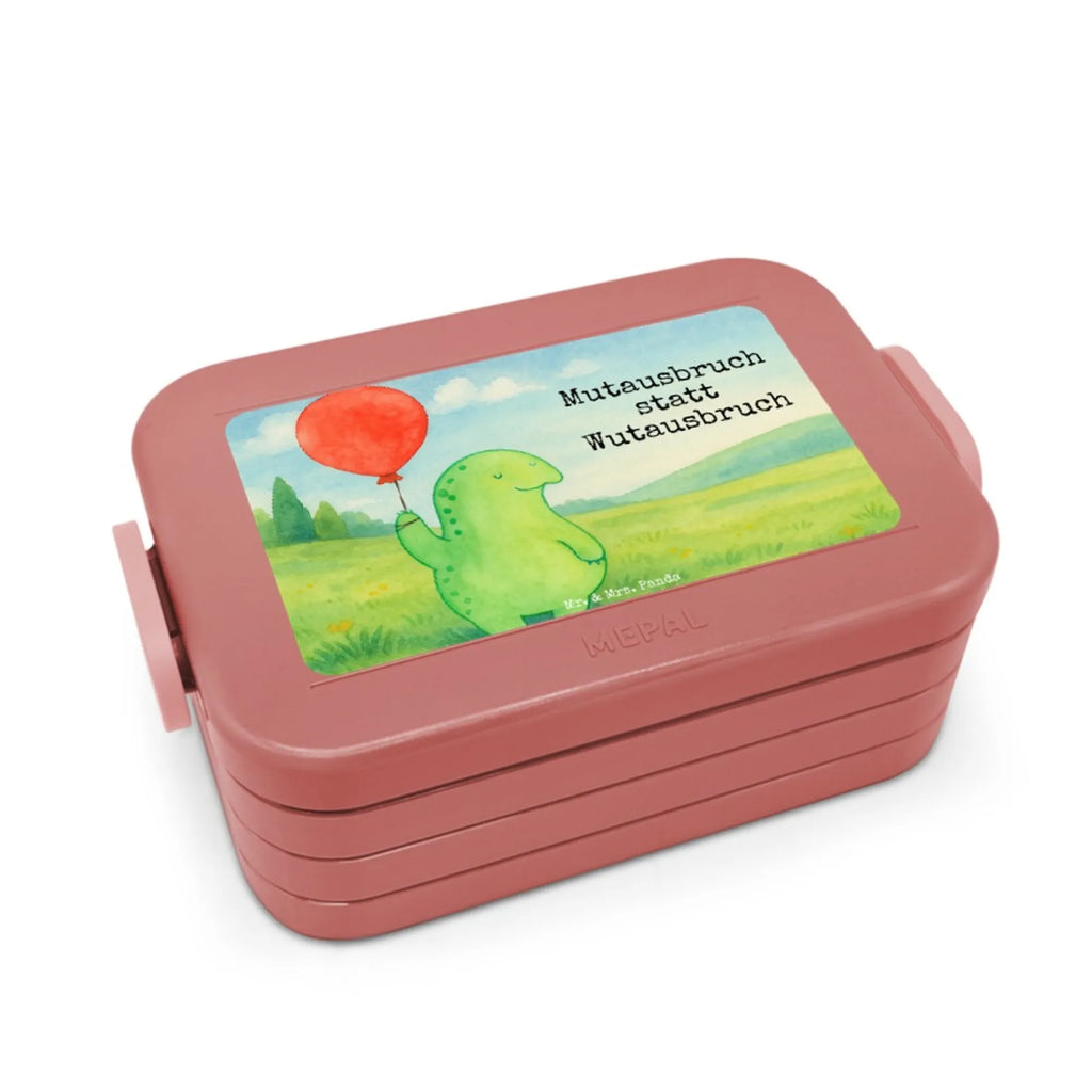 MEPAL Bentobox Schildkröte Luftballon Design Brotdose, Bentobox, Lunchbox, Schildkröte, Motivation, Mutausbruch, Motivationsspruch, Schildkröten