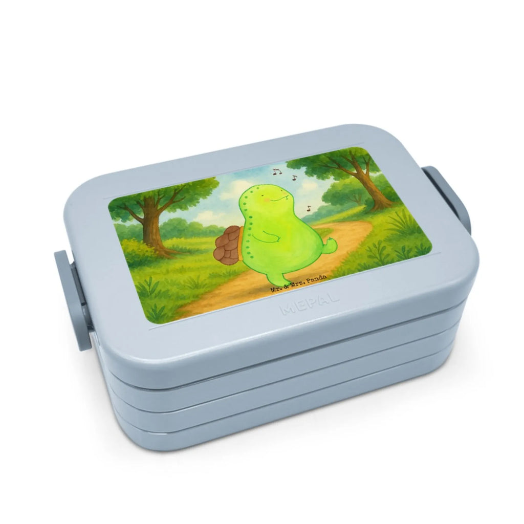 MEPAL Bentobox Schildkröte Pfeifen Design Bentobox, Brotdose, Lunchbox, Schildkröte, Schildi, Schildkröten, Lebensfreude, Motivation, Depression, fröhlich, Neuanfang, Trennung, Glück