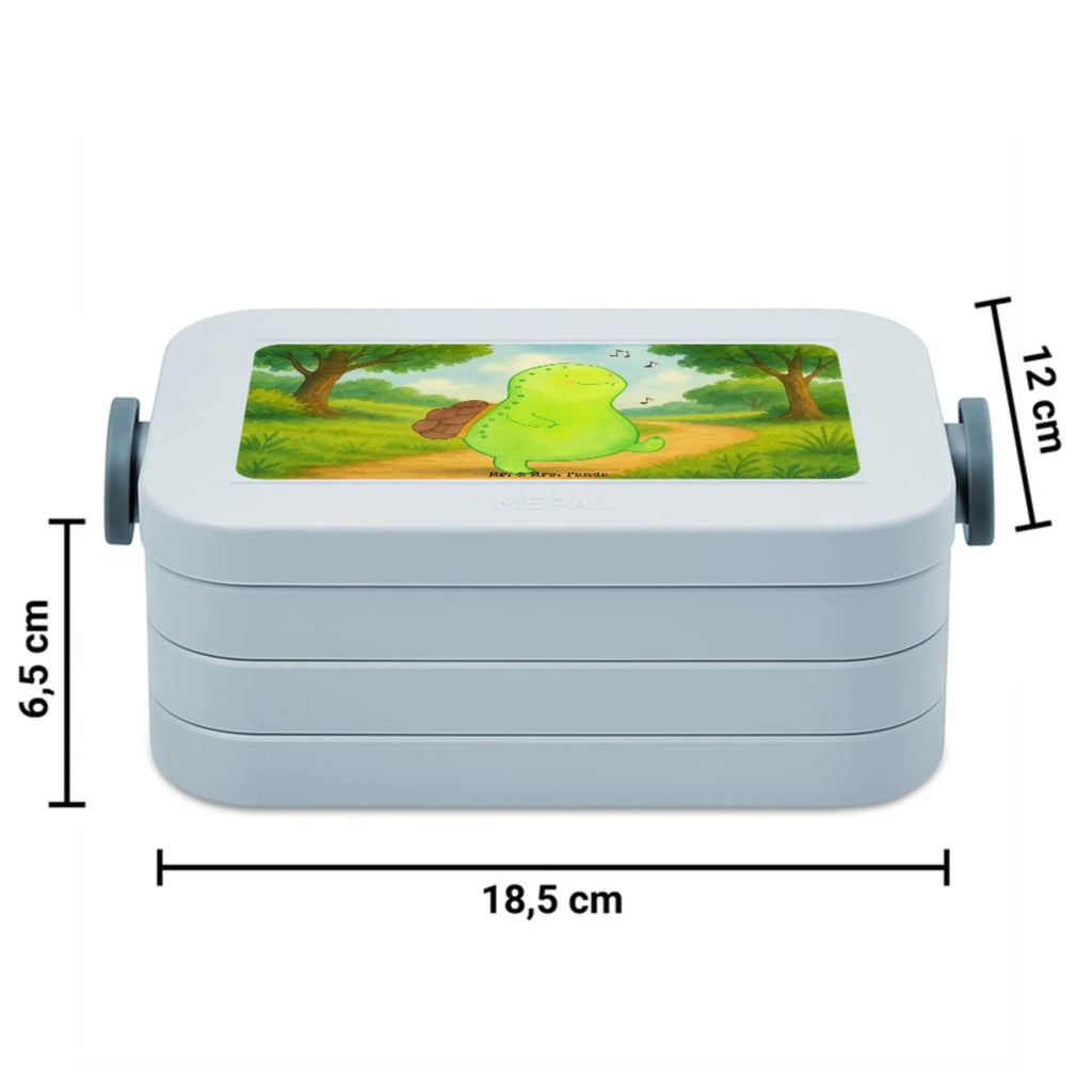MEPAL Bentobox Schildkröte Pfeifen Design Bentobox, Brotdose, Lunchbox, Schildkröte, Schildi, Schildkröten, Lebensfreude, Motivation, Depression, fröhlich, Neuanfang, Trennung, Glück