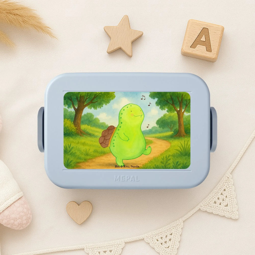 MEPAL Bentobox Schildkröte Pfeifen Design Bentobox, Brotdose, Lunchbox, Schildkröte, Schildi, Schildkröten, Lebensfreude, Motivation, Depression, fröhlich, Neuanfang, Trennung, Glück