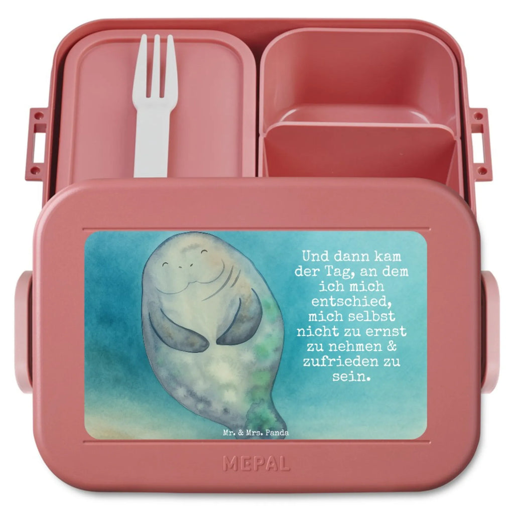 MEPAL Bentobox Seekuh Happy Design Lunchbox, Brotdose, Bentobox, Meerestiere, Meer, Urlaub, Zufrieden, Neuanfang, Achtsamkeit, Neustart, Liebeskummer, Respekt, Seekuh, Freundin, Seekühe, Selbstliebe