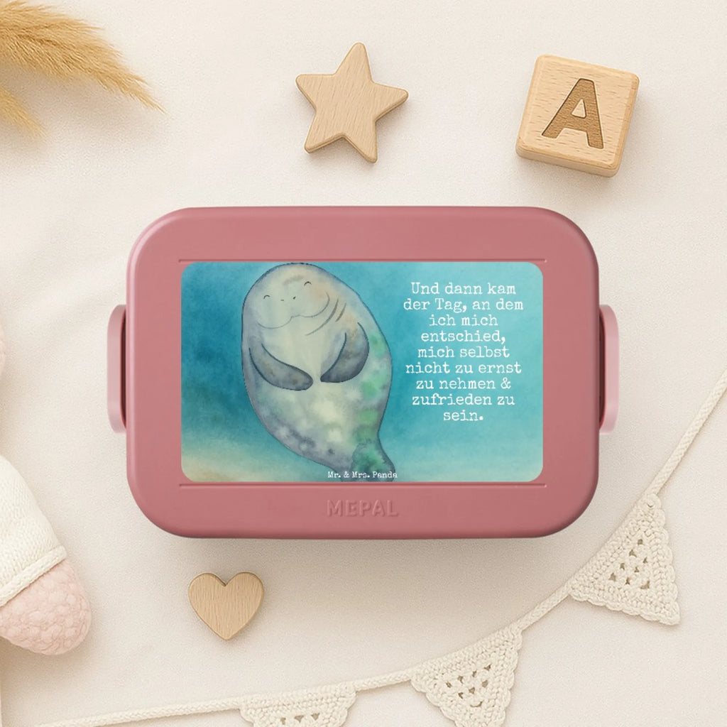 MEPAL Bentobox Seekuh Happy Design Lunchbox, Brotdose, Bentobox, Meerestiere, Meer, Urlaub, Zufrieden, Neuanfang, Achtsamkeit, Neustart, Liebeskummer, Respekt, Seekuh, Freundin, Seekühe, Selbstliebe
