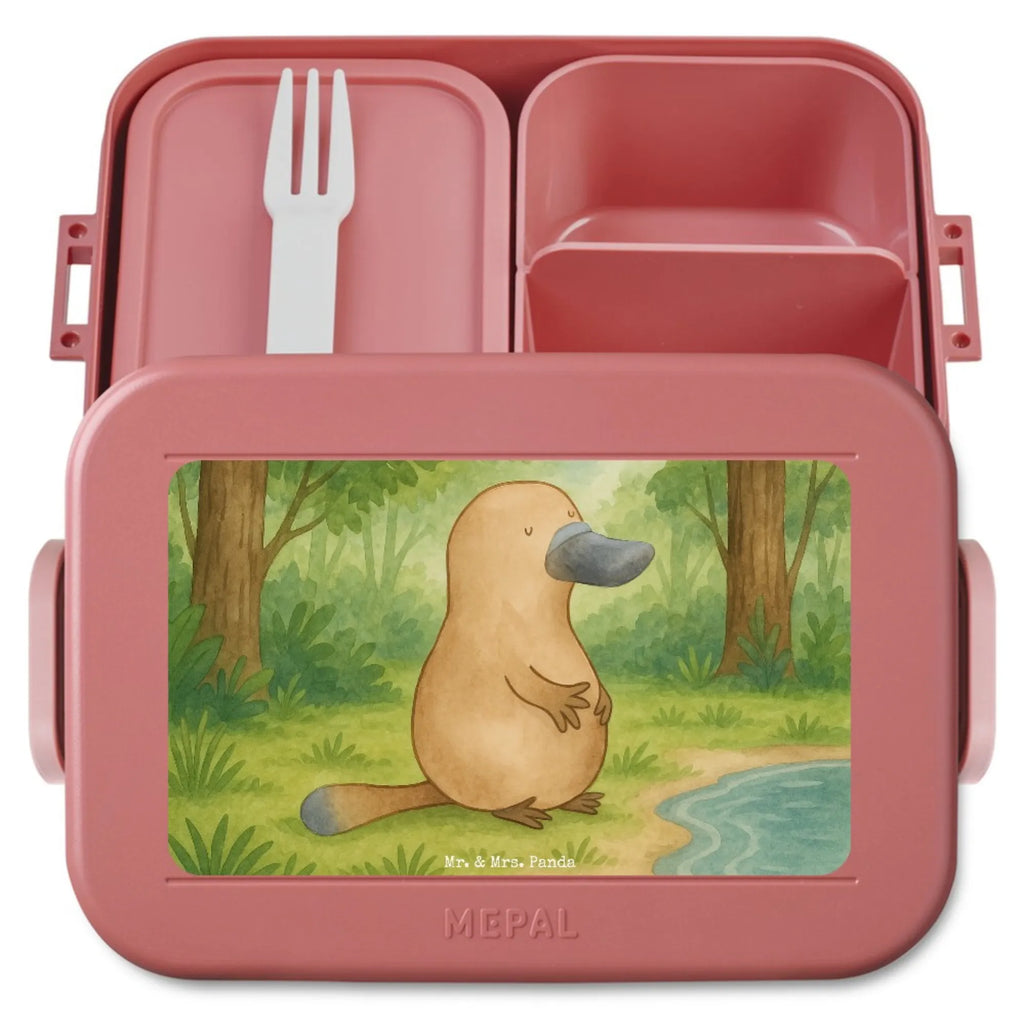 MEPAL Bentobox Schnabeltier Mut Design Brotdose, Bentobox, Lunchbox, Meerestiere, Meer, Urlaub, Schnabeltiere, Weltreise, Neustart, Büro, Neuanfang, Schnabeltier, Raodtrip, Arbeit, Motivation, mutig, Lebensweisheit, Mut, Training