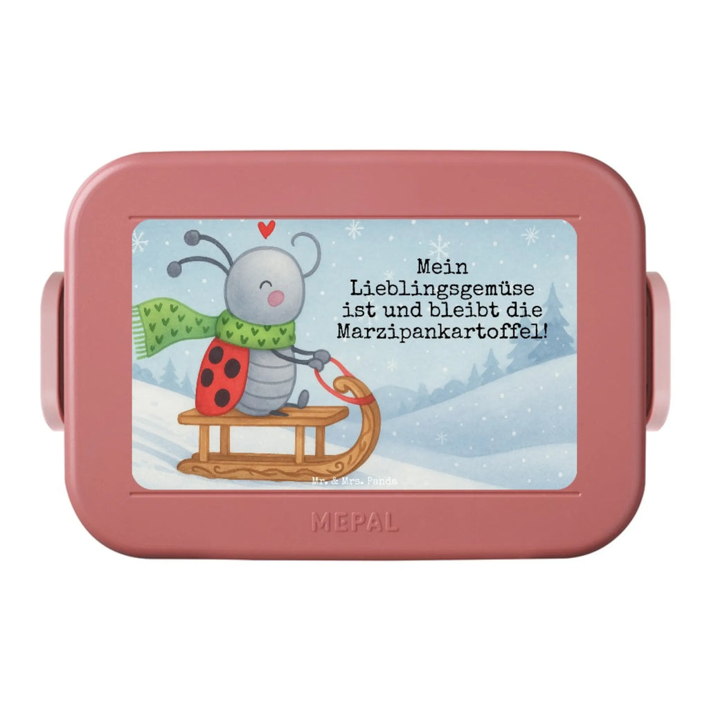 MEPAL Bentobox Smörle Rodeln Design Brotdose, Bentobox, Lunchbox, Winter, Weihnachten, Weihnachtsdeko, Nikolaus, Advent, Heiligabend, Wintermotiv, Smörle, Marzipan, Schlittenfahren