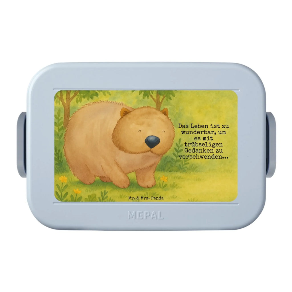 MEPAL Bentobox Wombat Design Brotdose, Lunchbox, Bentobox, Tiermotive, Gute Laune, lustige Sprüche, Tiere, Australien, Das Leben ist schön, Motivation, Spruch, Wombat