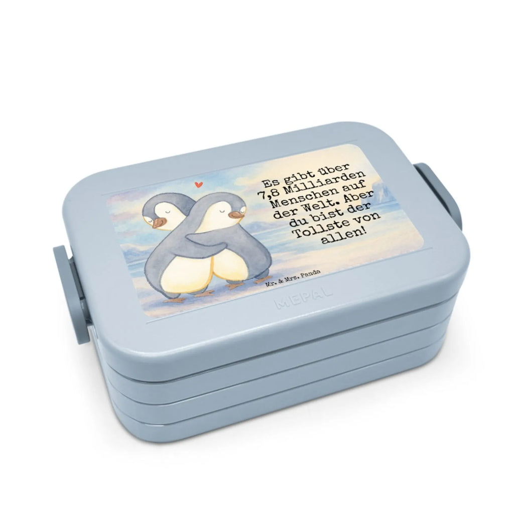 MEPAL Bentobox Pinguine Kuscheln Design Bentobox, Brotdose, Lunchbox, Liebe, Partner, Freund, Freundin, Ehemann, Ehefrau, Heiraten, Verlobung, Heiratsantrag, Liebesgeschenk, Jahrestag, Hocheitstag, Geschenk für Freundin, für Männer, Valentinstag, Liebesbeweis, für Ehemann, Hochzeitstag, Geschenk für Frauen, Mitbringsel, Geschenk für Partner