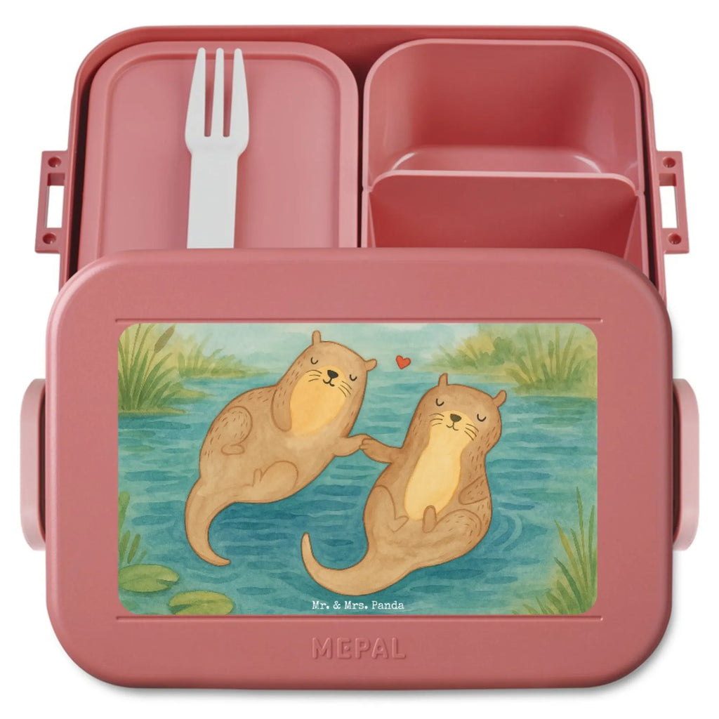 MEPAL Bentobox Otter Hände halten Design Brotdose, Lunchbox, Bentobox, Otter, Fischotter, Seeotter, Otter Seeotter See Otter