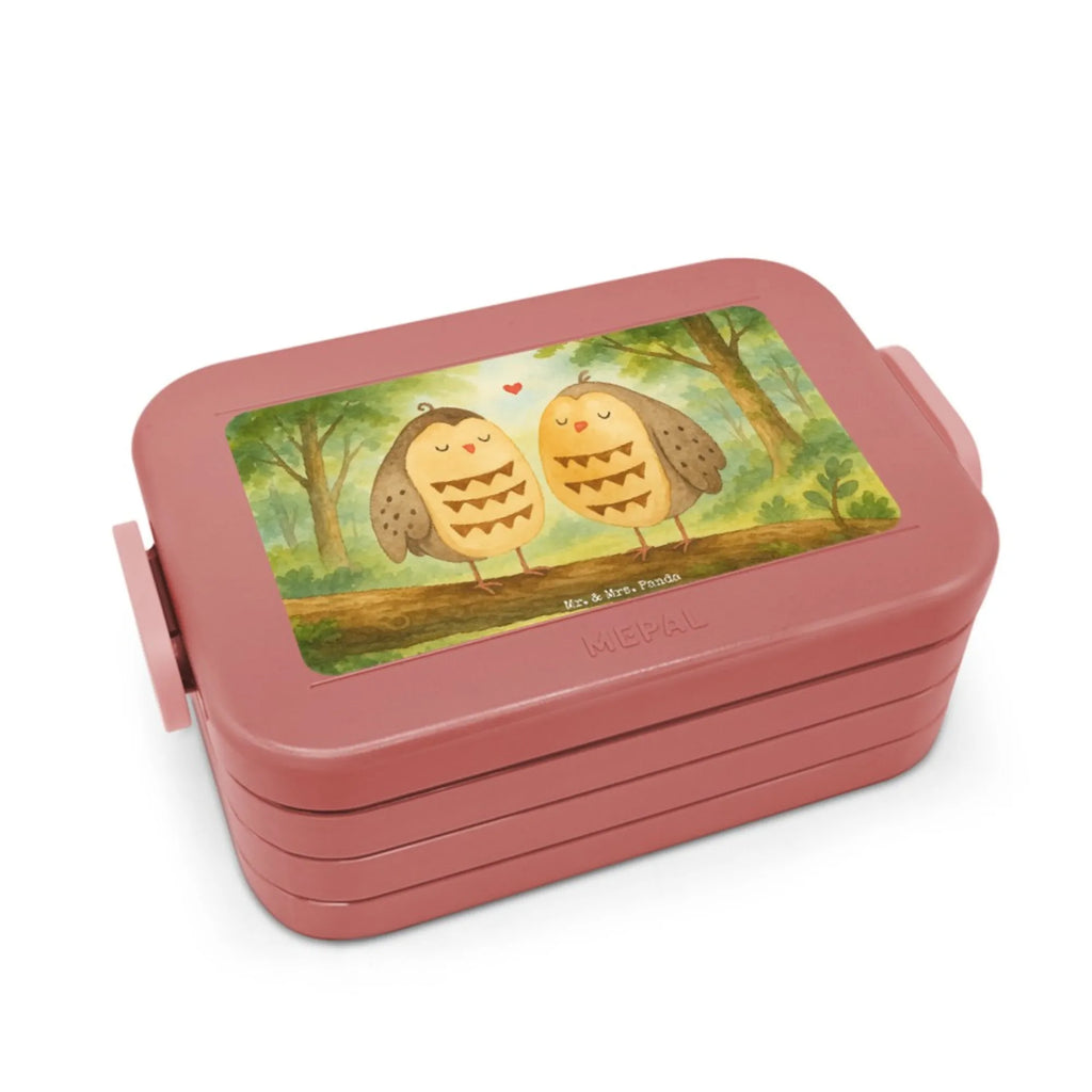 MEPAL Bentobox Eulen Liebe Design Bentobox, Brotdose, Lunchbox, Eule, Liebe Spruch, Liebe, Owl, Wortspiel lustig, Freundin Geschenk, All you need is love, Eule Deko, Freund, Hochzeit Spruch