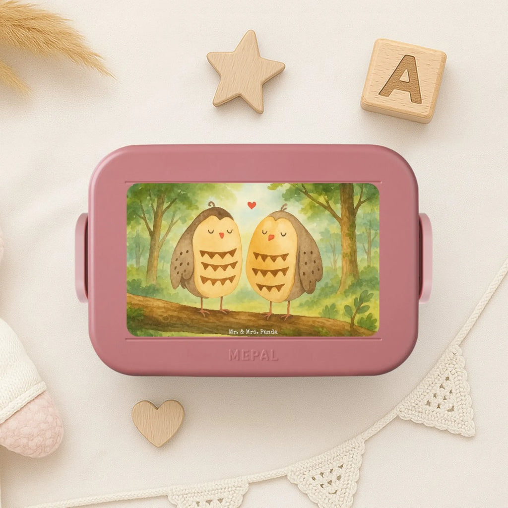 MEPAL Bentobox Eulen Liebe Design Bentobox, Brotdose, Lunchbox, Eule, Liebe Spruch, Liebe, Owl, Wortspiel lustig, Freundin Geschenk, All you need is love, Eule Deko, Freund, Hochzeit Spruch