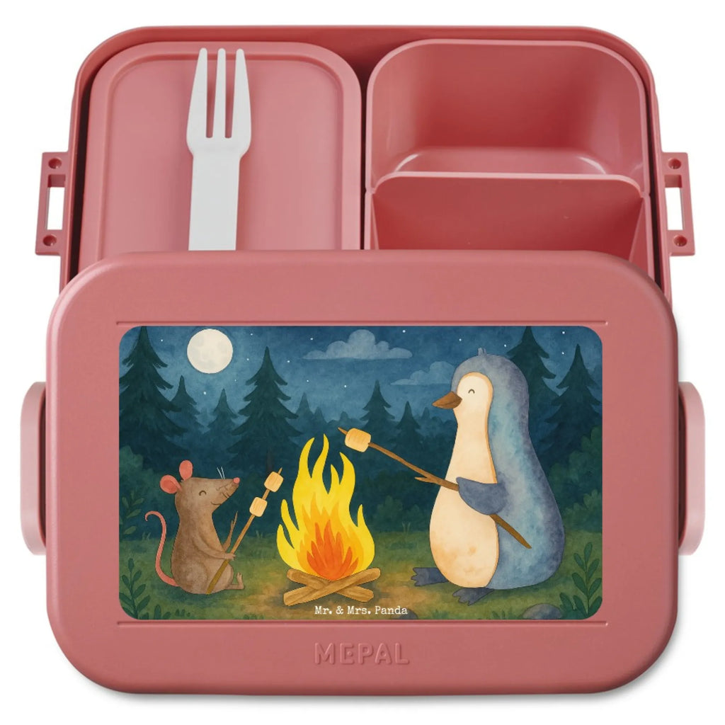 MEPAL Bentobox Pinguin Lagerfeuer Design Brotdose, Bentobox, Lunchbox, Pinguin, Lagerfeuer, Motivation, Leben, Maus, Lebensspruch, Büroalltag, Marshmallows, grillen, Neustart, Büro, Pinguine, Feuer, Liebe, Job, Arbeit, Lebensmotivation
