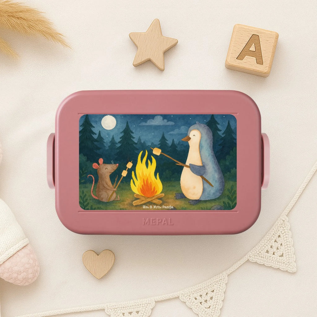 MEPAL Bentobox Pinguin Lagerfeuer Design Brotdose, Bentobox, Lunchbox, Pinguin, Lagerfeuer, Motivation, Leben, Maus, Lebensspruch, Büroalltag, Marshmallows, grillen, Neustart, Büro, Pinguine, Feuer, Liebe, Job, Arbeit, Lebensmotivation
