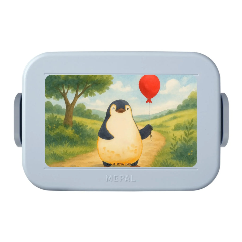 MEPAL Bentobox Pinguin Luftballon Design Bentobox, Brotdose, Lunchbox, Pinguin, Motivation, neues Leben, Geschenkidee, Glück, Lebenslust, Luftballon, Geschenk Freundin, Tagträume, Neustart, Pinguine, Liebe, beste Freundin