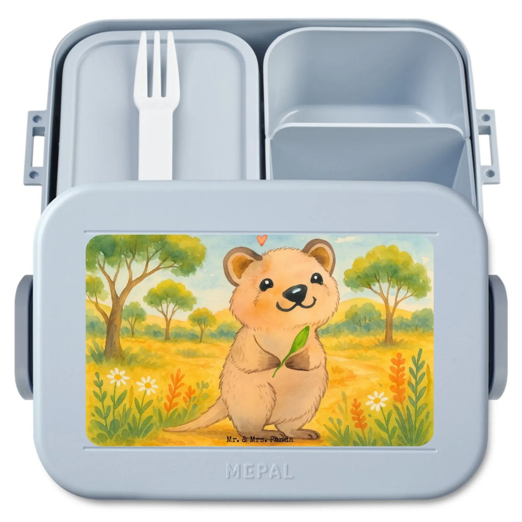 MEPAL Bentobox Quokka Happy Design Lunchbox, Brotdose, Bentobox, Tiermotive, Gute Laune, lustige Sprüche, Tiere, Lustiger Spruch, Aufschieberitis, Quokka, Niedliches Tier, Dinge erledigen, Verschieben