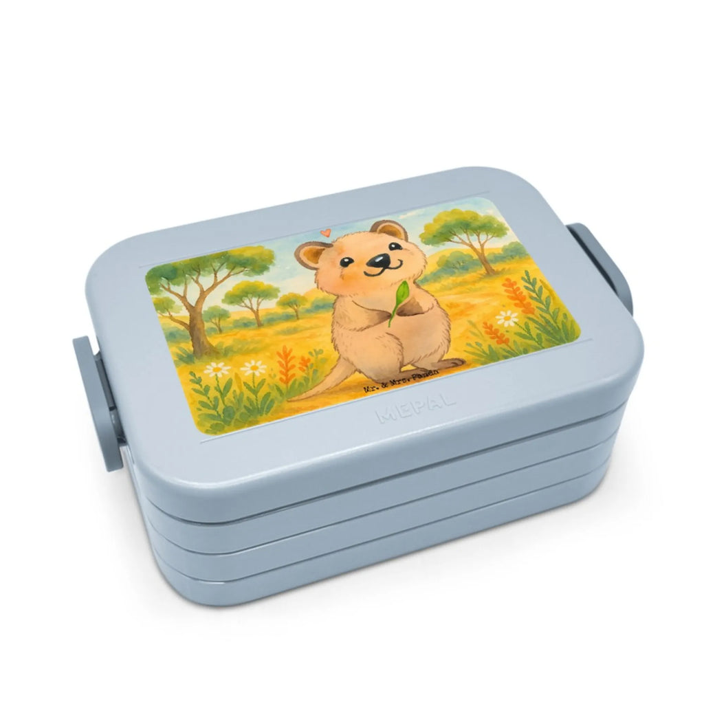 MEPAL Bentobox Quokka Happy Design Lunchbox, Brotdose, Bentobox, Tiermotive, Gute Laune, lustige Sprüche, Tiere, Lustiger Spruch, Aufschieberitis, Quokka, Niedliches Tier, Dinge erledigen, Verschieben