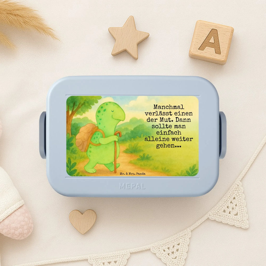 MEPAL Bentobox Schildkröte Wanderer Design Brotdose, Lunchbox, Bentobox, Schildkröte, Motivationssprüche, Neuanfang, Motivationsspruch, Motivation, Schildkröten
