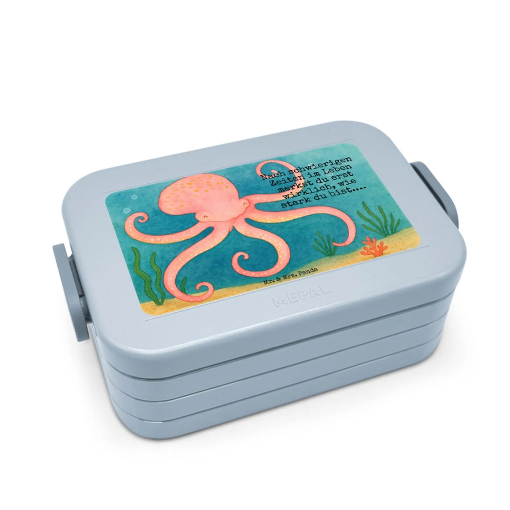 MEPAL Bentobox Tintenfisch Design Lunchbox, Bentobox, Brotdose, Tiermotive, Gute Laune, lustige Sprüche, Tiere, Meer, Wasser, Tintenfisch, Meerestier, Arme, Krake, Ozean