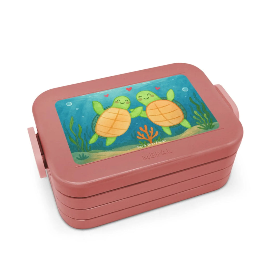 MEPAL Bentobox Schildkröten Paar Design Lunchbox, Brotdose, Bentobox, Liebe, Partner, Freund, Freundin, Ehemann, Ehefrau, Heiraten, Verlobung, Heiratsantrag, Liebesgeschenk, Jahrestag, Hocheitstag, Geschenk für Partner, Geschenk für Frauen, Geschenk für Freundin, Hochzeitstag, Mitbringsel, Liebesbeweis, für Männer, für Ehemann, Valentinstag