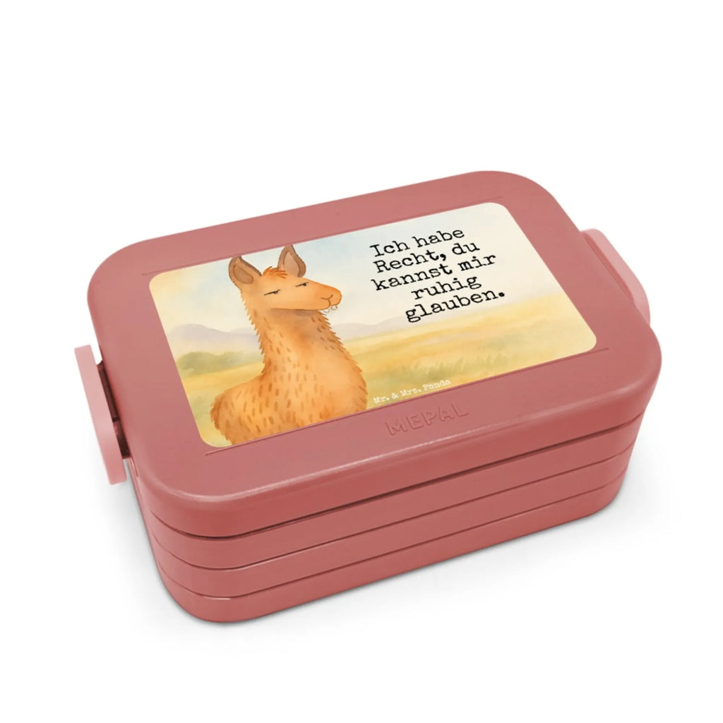 MEPAL Bentobox Lamakopf Genervt Design Lunchbox, Brotdose, Bentobox, Lama, Alpaka, Lamas, Büro, Büroalltag, Azubi, Chef, Chefin, genervt sein, Partnerin, Freundin, beste Freundin, Recht haben