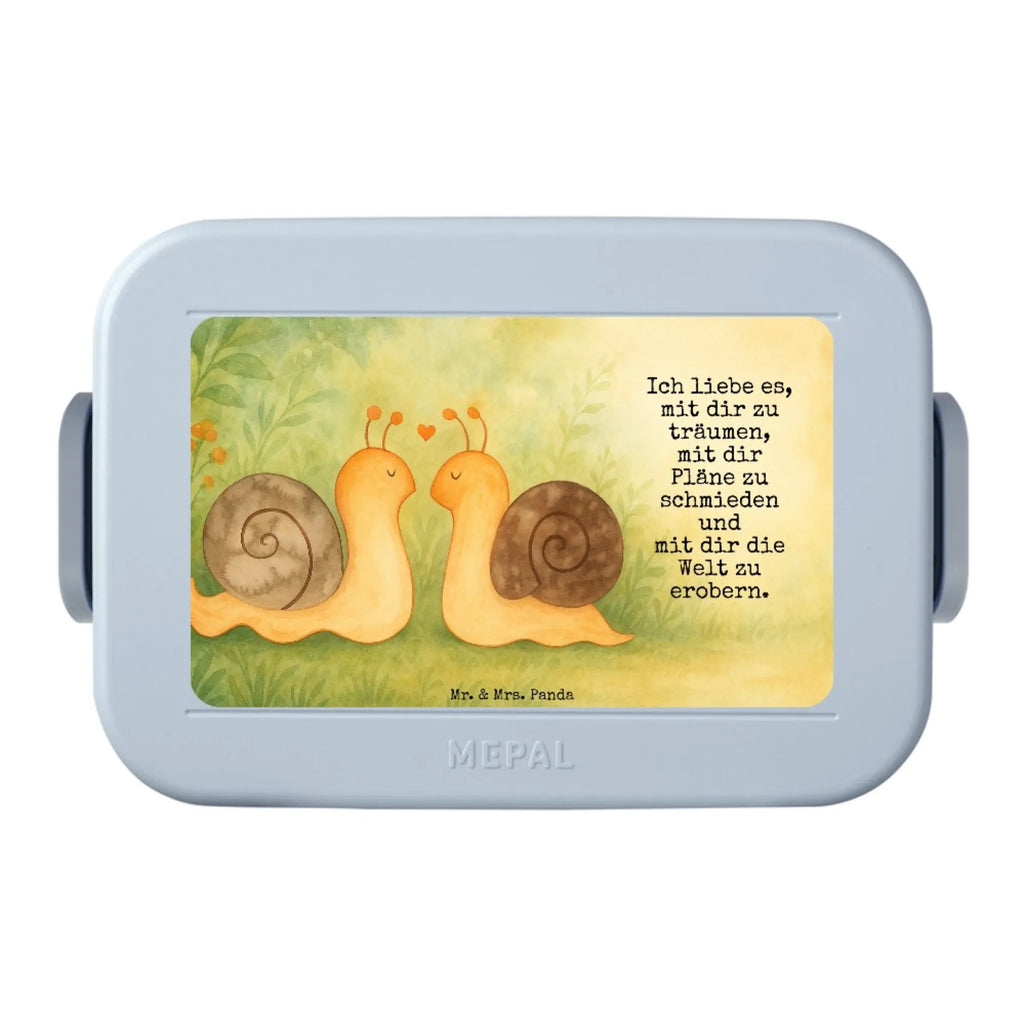 MEPAL Bentobox Schnecken Liebe Design Lunchbox, Brotdose, Bentobox, Liebe, Partner, Freund, Freundin, Ehemann, Ehefrau, Heiraten, Verlobung, Heiratsantrag, Liebesgeschenk, Jahrestag, Hocheitstag