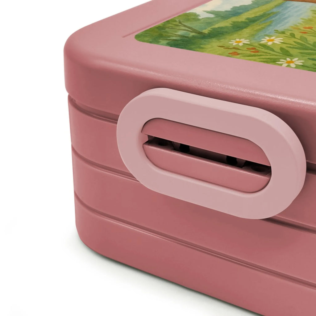 MEPAL Bentobox Otter Blumenstrauß Design Bentobox, Lunchbox, Brotdose, Otter, Fischotter, Seeotter, Otter Seeotter See Otter