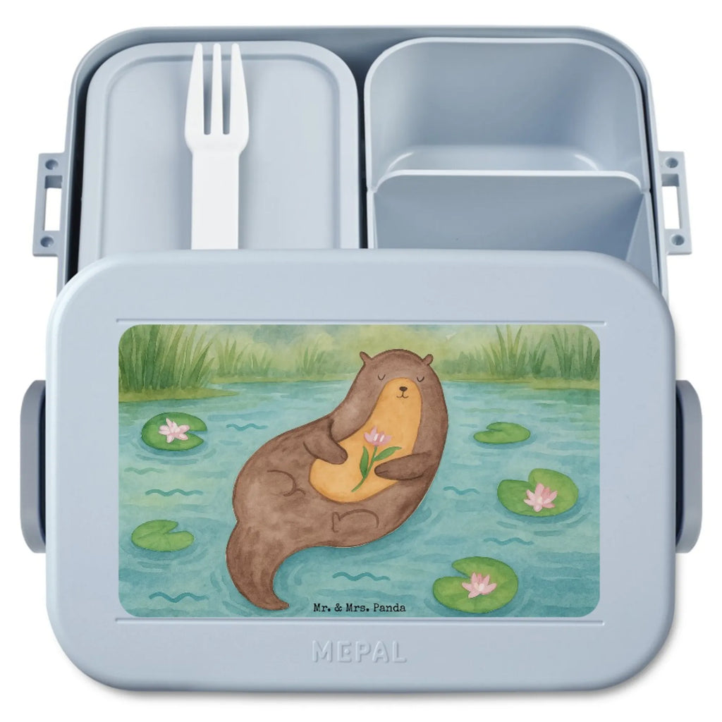 MEPAL Bentobox Otter Seerose Design Brotdose, Lunchbox, Bentobox, Otter, Fischotter, Seeotter, Otter Seeotter See Otter