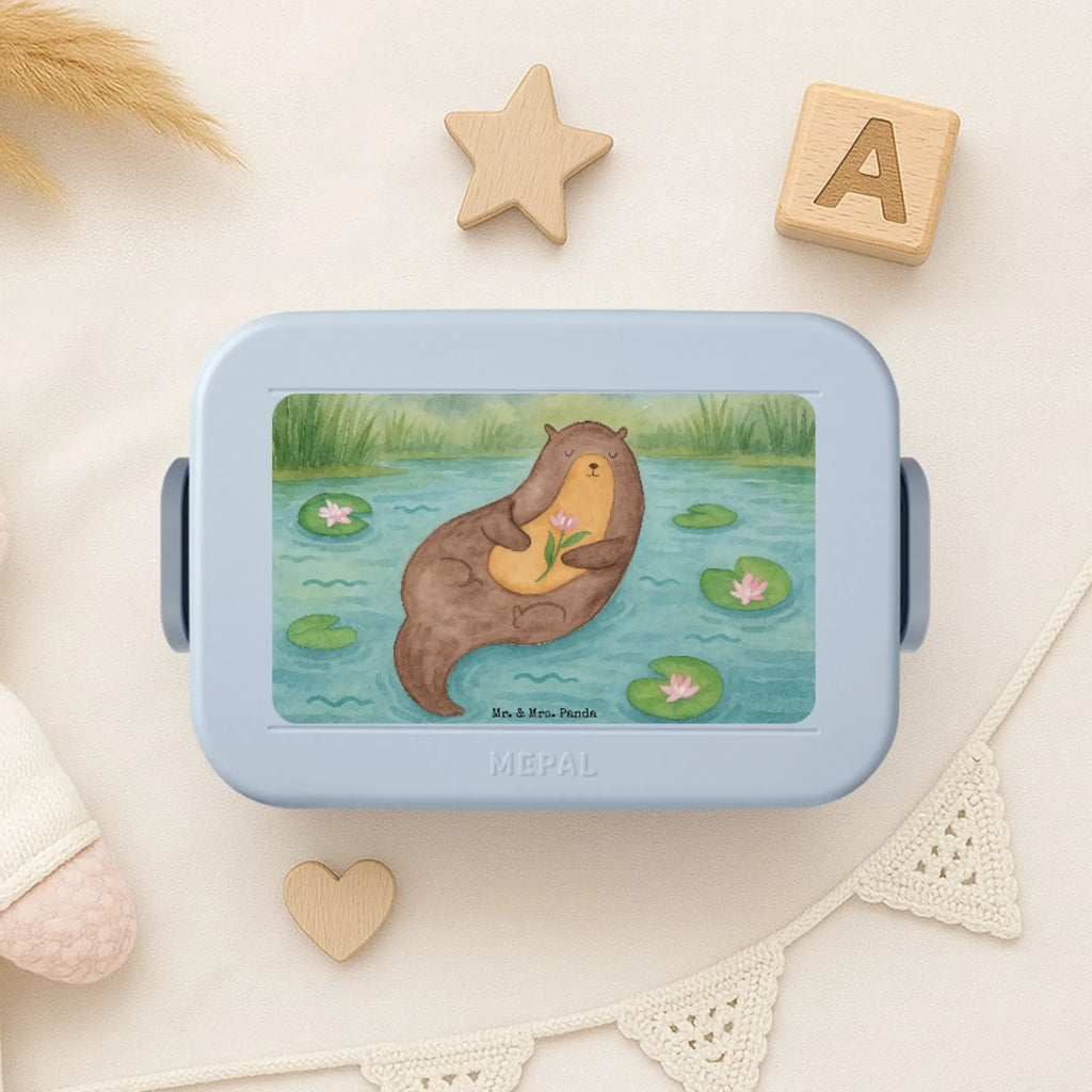 MEPAL Bentobox Otter Seerose Design Brotdose, Lunchbox, Bentobox, Otter, Fischotter, Seeotter, Otter Seeotter See Otter