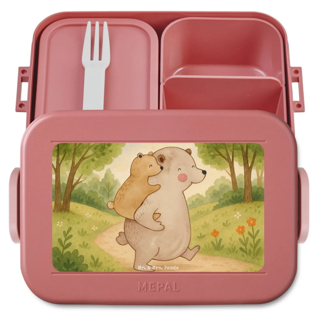 MEPAL Bentobox Papa Bär Design Lunchbox, Brotdose, Bentobox, Familie, Vatertag, Muttertag, Bruder, Schwester, Mama, Papa, Oma, Opa, Onkel, Papi, Geburtstag, Vati, Vater, Geschenk