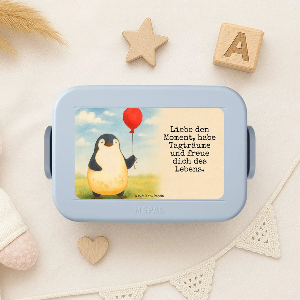 MEPAL Bentobox Pinguin Luftballon Design Bentobox, Brotdose, Lunchbox, Pinguin, Motivation, neues Leben, Geschenkidee, Glück, Lebenslust, Luftballon, Geschenk Freundin, Tagträume, Neustart, Pinguine, Liebe, beste Freundin