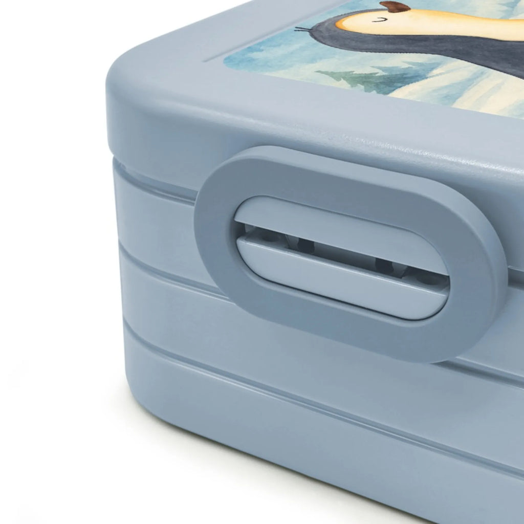 MEPAL Bentobox Pinguin marschieren Design Lunchbox, Brotdose, Bentobox, Pinguin, Schwester, Langschläfer, Frühaufsteher, Familie, Bruder, Pinguine