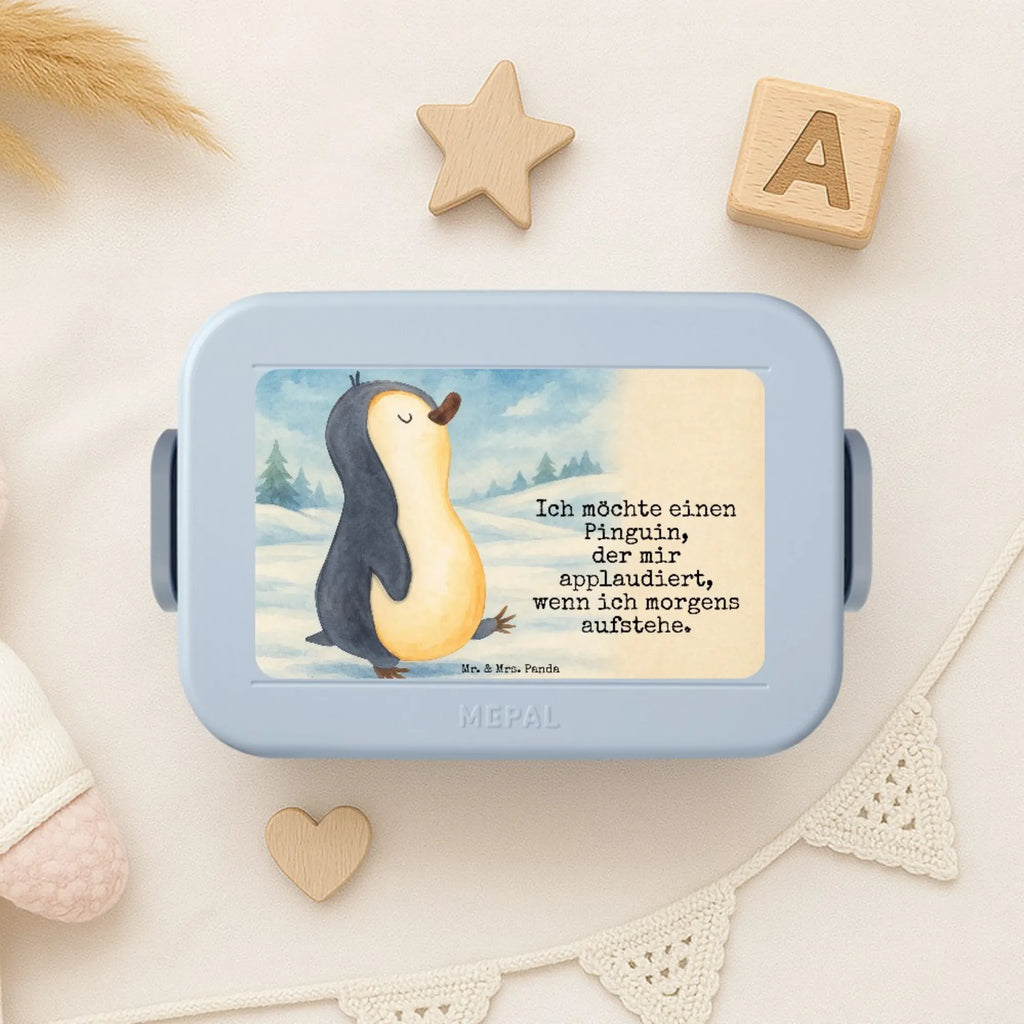 MEPAL Bentobox Pinguin marschieren Design Lunchbox, Brotdose, Bentobox, Pinguin, Schwester, Langschläfer, Frühaufsteher, Familie, Bruder, Pinguine