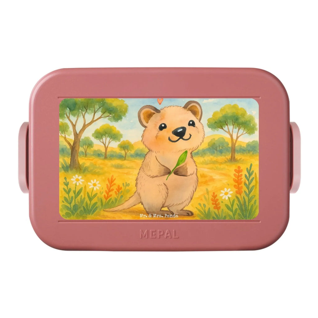 MEPAL Bentobox Quokka Happy Design Lunchbox, Brotdose, Bentobox, Tiermotive, Gute Laune, lustige Sprüche, Tiere, Lustiger Spruch, Aufschieberitis, Quokka, Niedliches Tier, Dinge erledigen, Verschieben