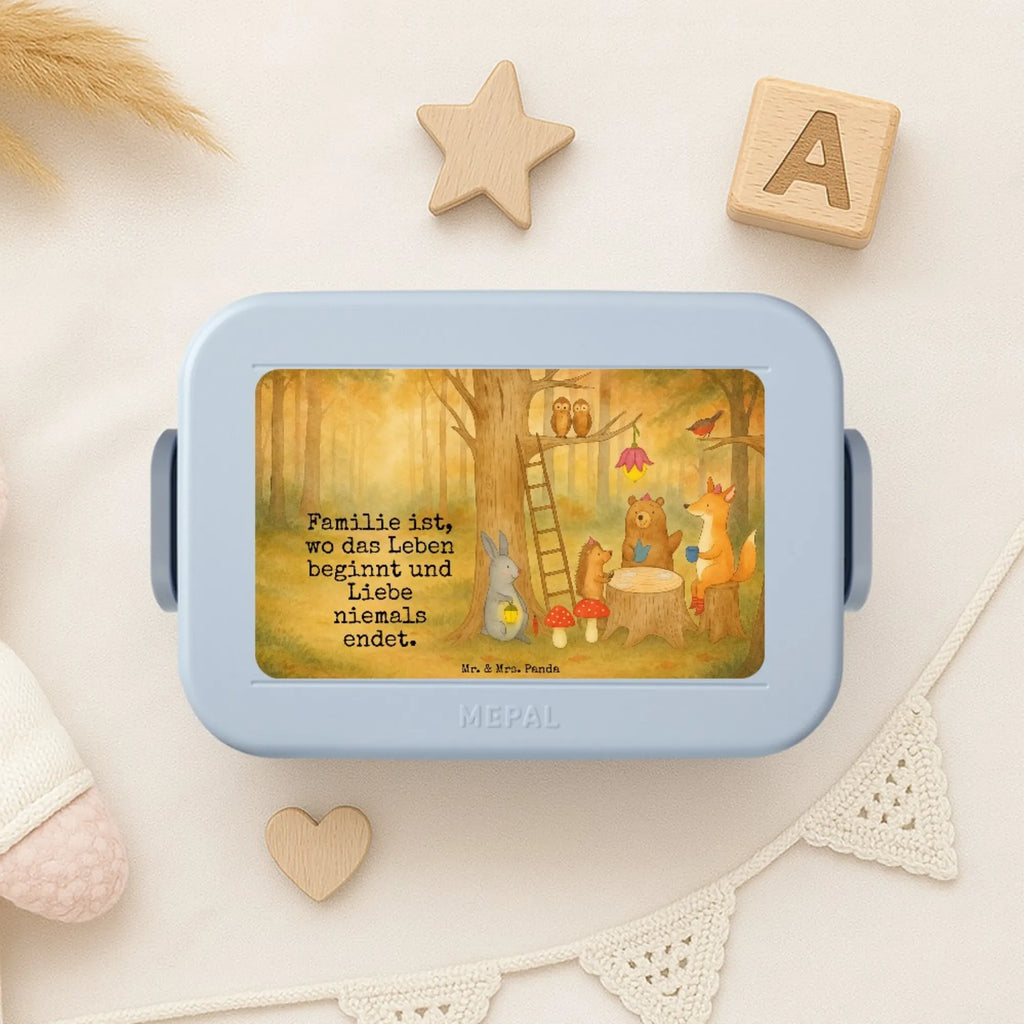 MEPAL Bentobox Waldtiere Picknick Design Bentobox, Lunchbox, Brotdose, Tiermotive, Gute Laune, lustige Sprüche, Tiere, Fuchs, Wald, Hase, Picknick, Igel, Waldtiere, Maus, Eichhörnchen