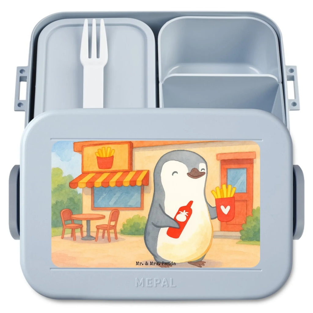 MEPAL Bentobox Pinguin Pommes Design Bentobox, Brotdose, Lunchbox, Liebe, Partner, Freund, Freundin, Ehemann, Ehefrau, Heiraten, Verlobung, Heiratsantrag, Liebesgeschenk, Jahrestag, Hocheitstag, Hochzeitstag, Geschenk für Partner, Geschenk für Frauen, für Männer, Geschenk für Freundin, für Ehemann, Valentinstag, Liebesbeweis, Mitbringsel